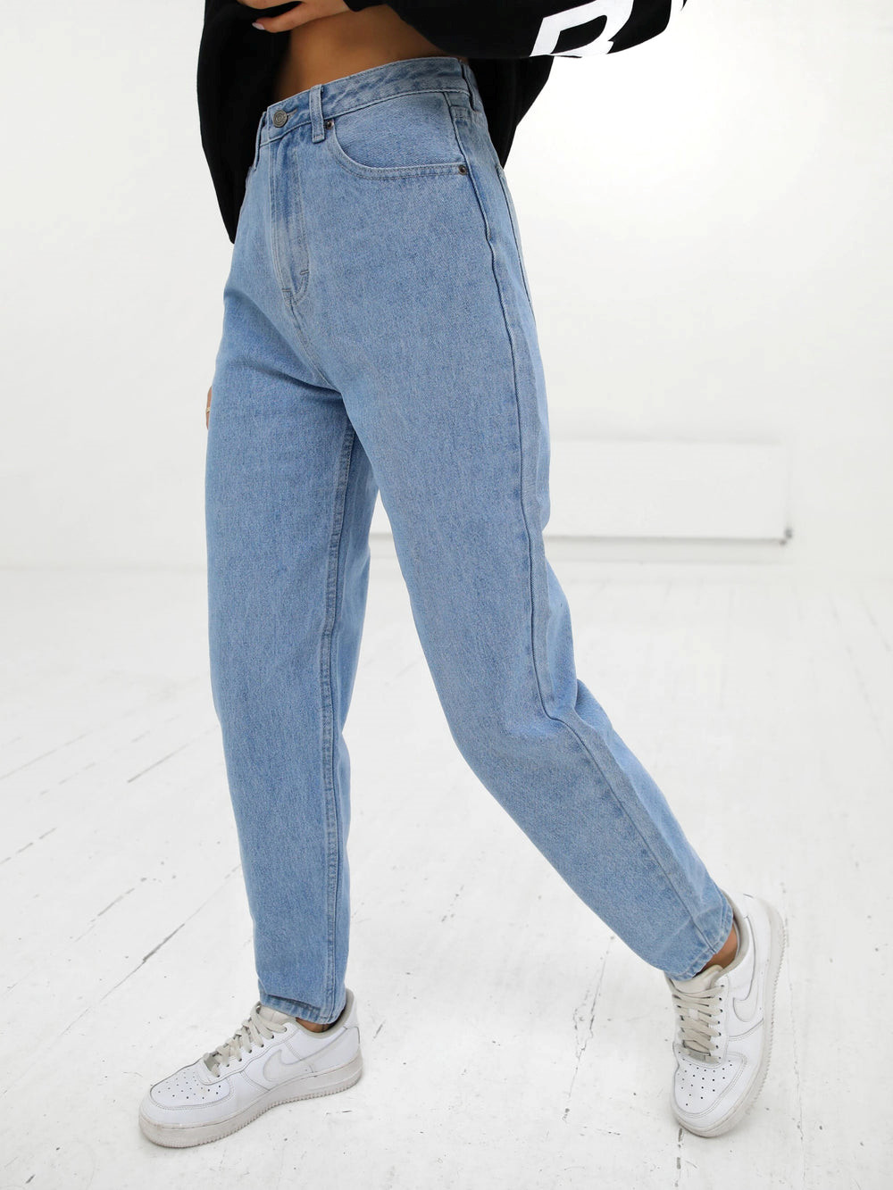 Blue Blakely Mom Jeans | EXQ745610