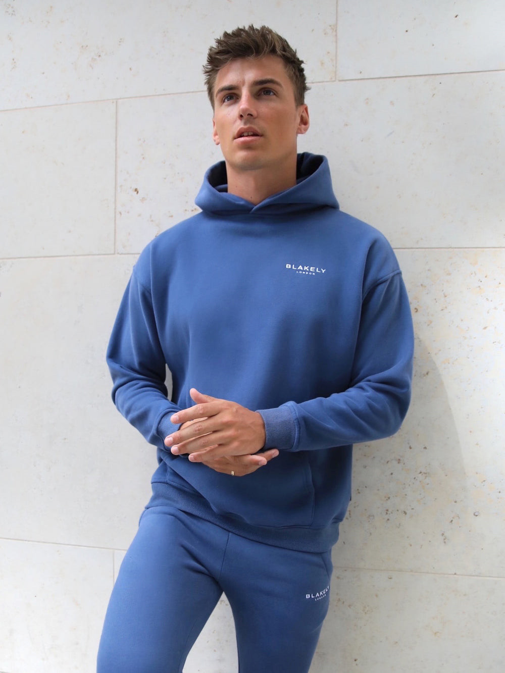 Blue Blakely Universal Relaxed Hoodie | XSP195632