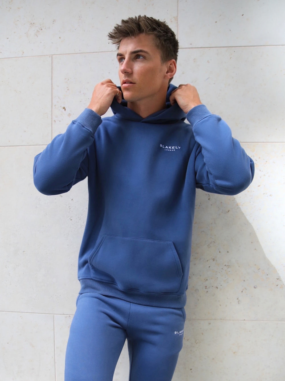 Blue Blakely Universal Relaxed Hoodie | XSP195632