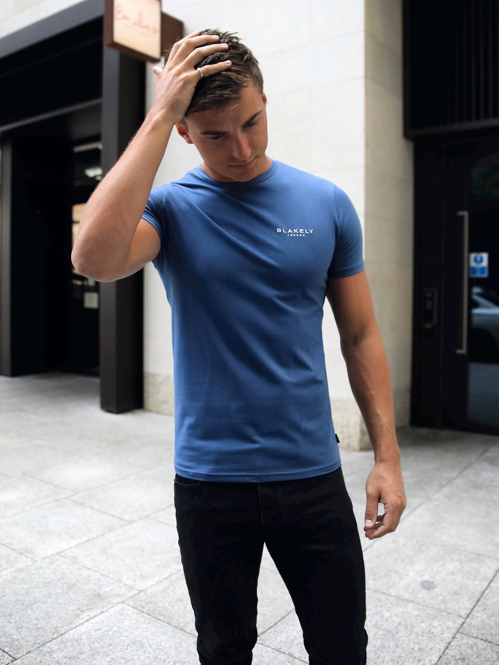 Blue Blakely Universal T-Shirt | DBO248751