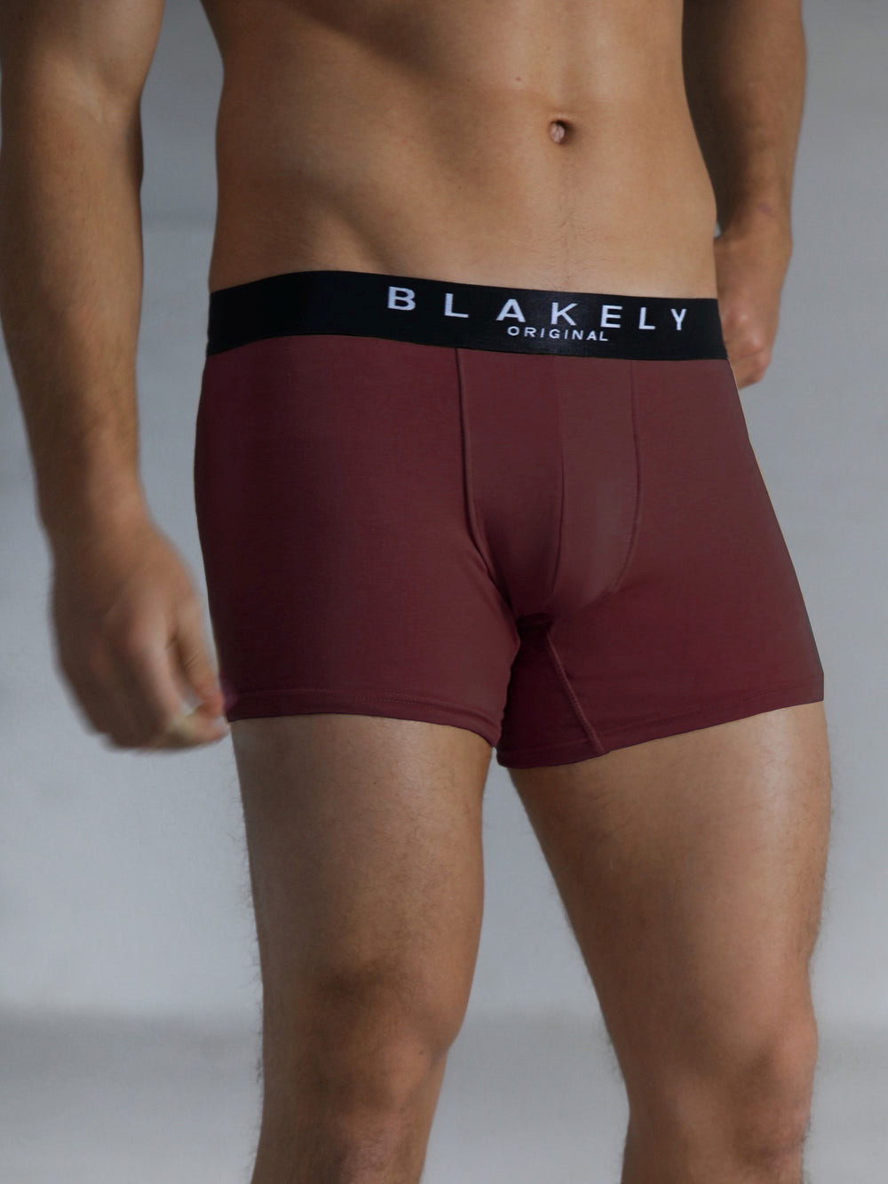 Burgundy 3 Pack Blakely BLK Boxers | RNO831529