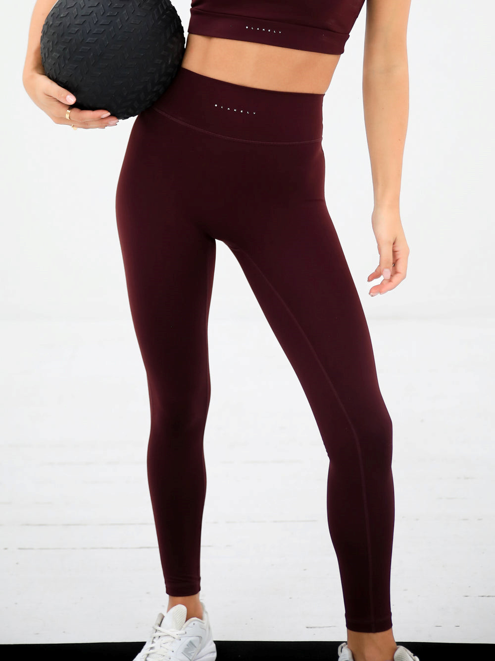 Burgundy Blakely Ultimate Active Leggings | SLU084592