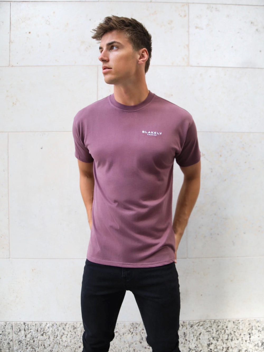 Burgundy Blakely Universal Relaxed T-Shirt | JNZ832945