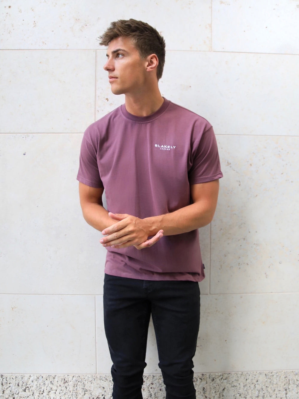 Burgundy Blakely Universal Relaxed T-Shirt | JNZ832945