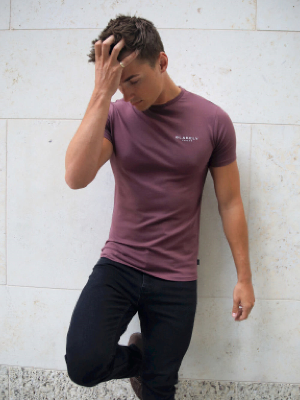 Burgundy Blakely Universal T-Shirt | IAY853914