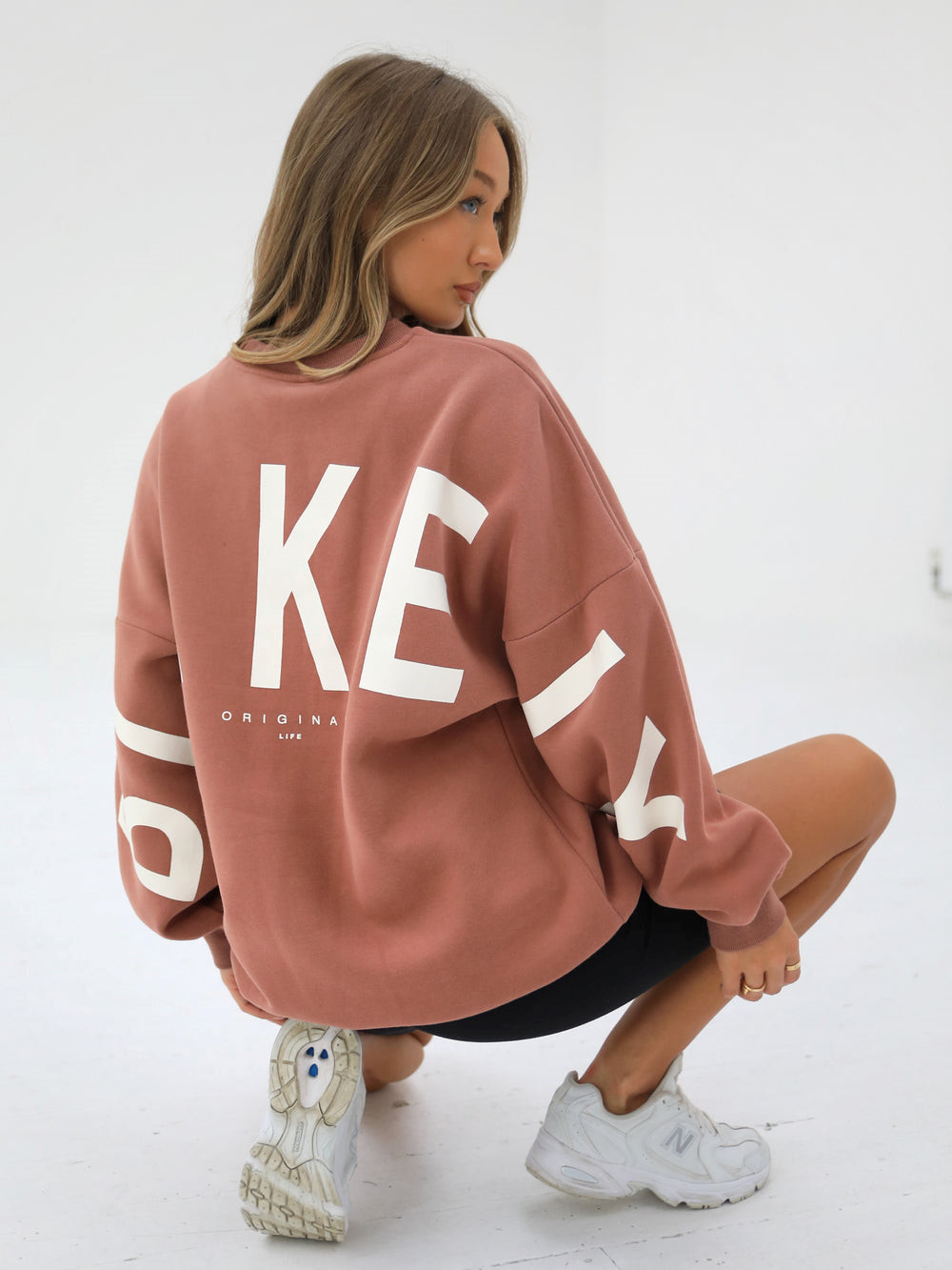 Burnt Orange Blakely Isabel Oversized Jumper | IBT534102