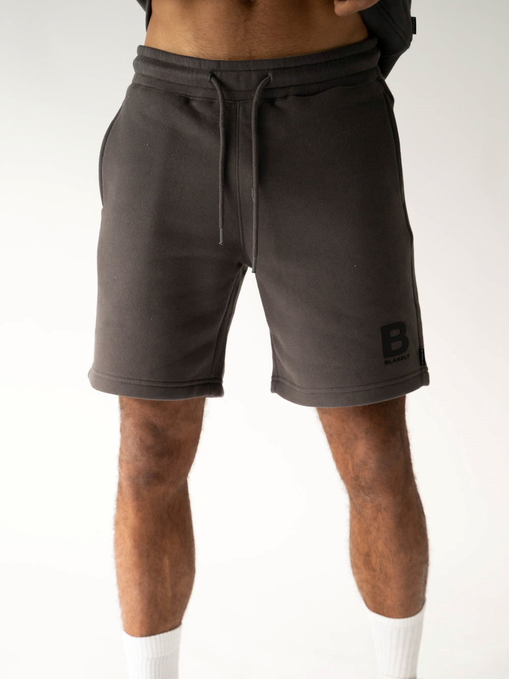 Charcoal Blakely Blakely London Jogger Shorts | PXY980237