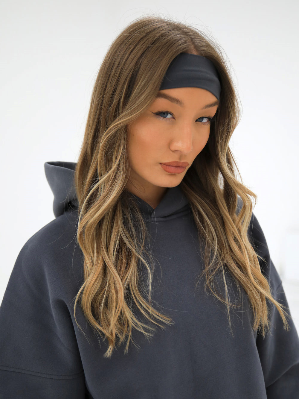 Charcoal Blakely Soft Headband | JDI354907