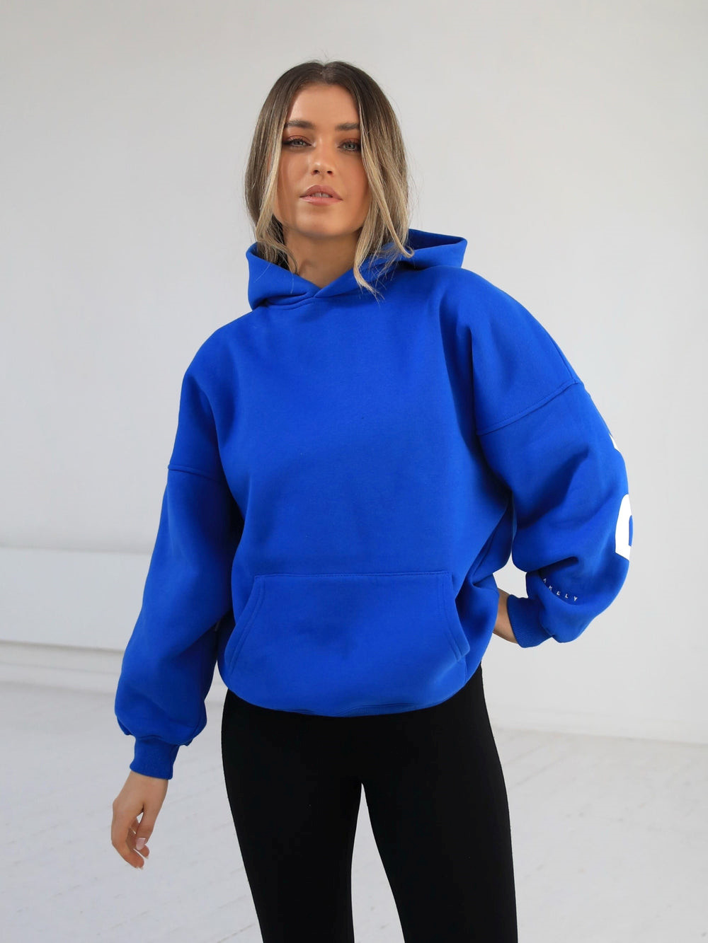 Cobalt Blue Blakely Members Isabel Oversized Hoodie | LNJ043825