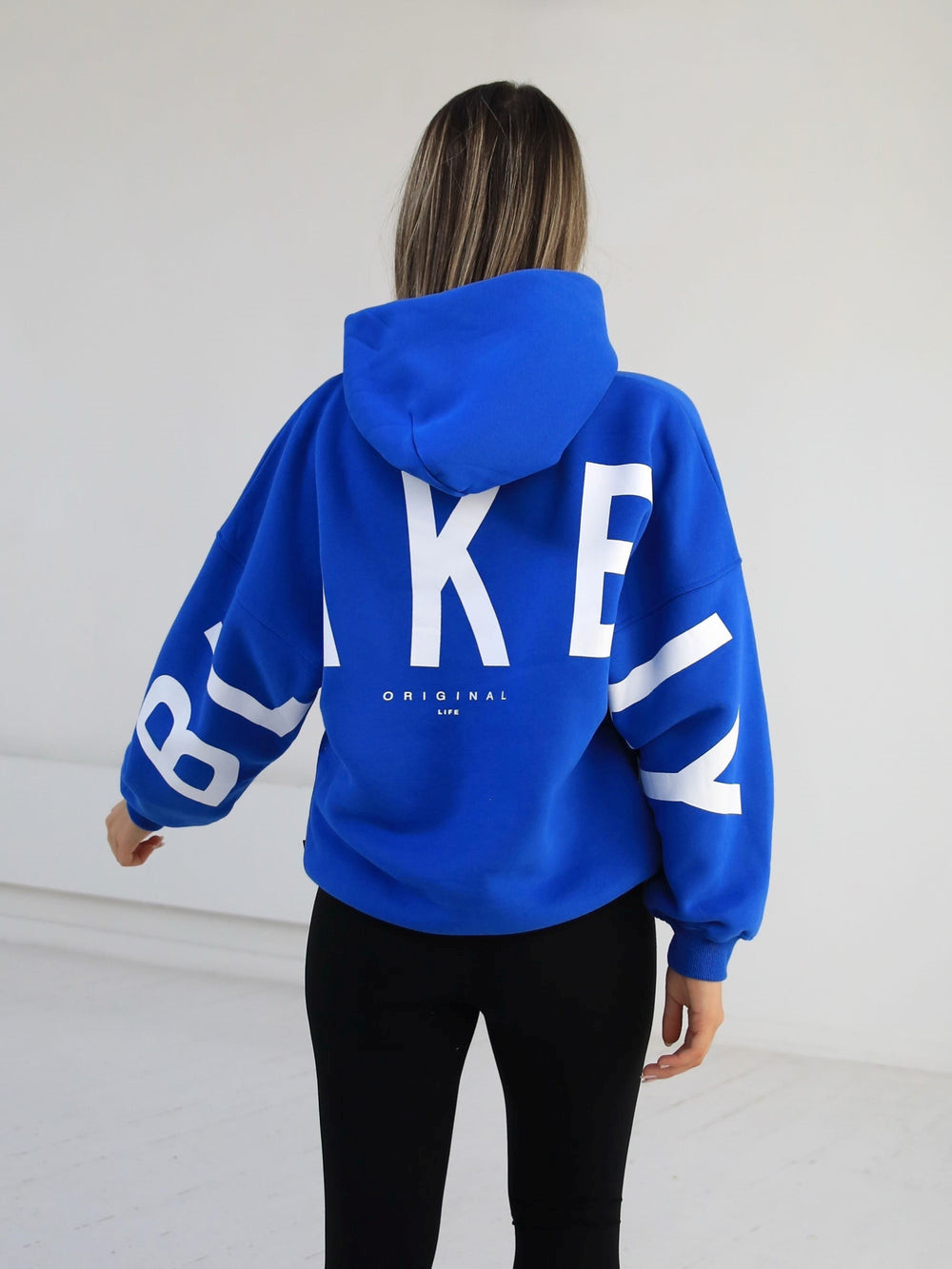 Cobalt Blue Blakely Members Isabel Oversized Hoodie | BUR028194