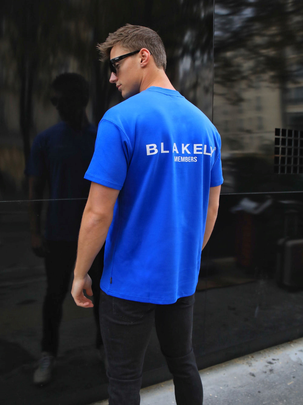 Cobalt Blue Blakely Members Relaxed T-Shirt | LQC728165