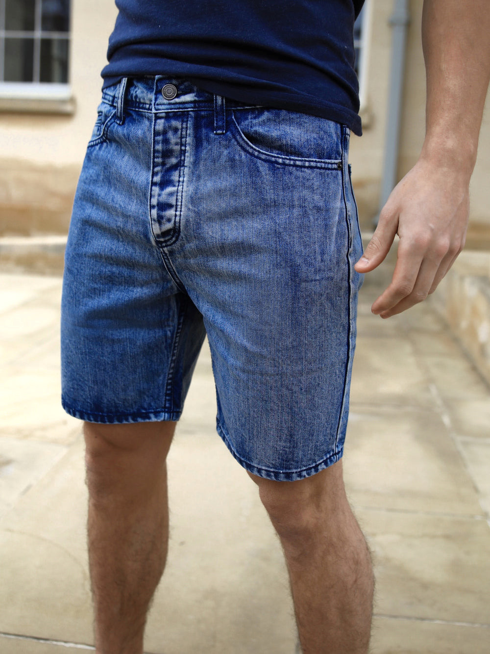 Dark Blue Blakely Denim Shorts | YND193508