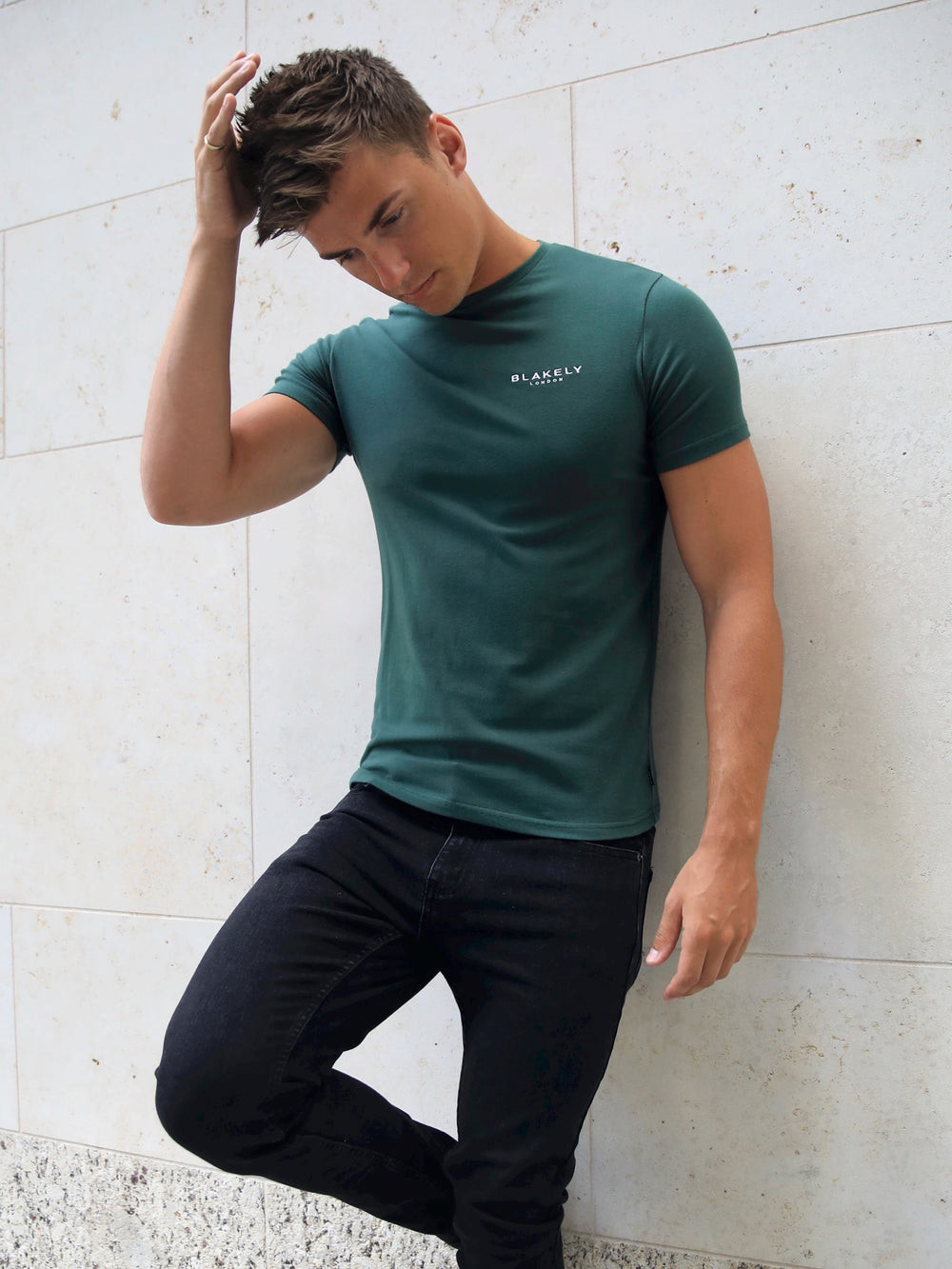 Dark Green Blakely Universal T-Shirt | FYR561283