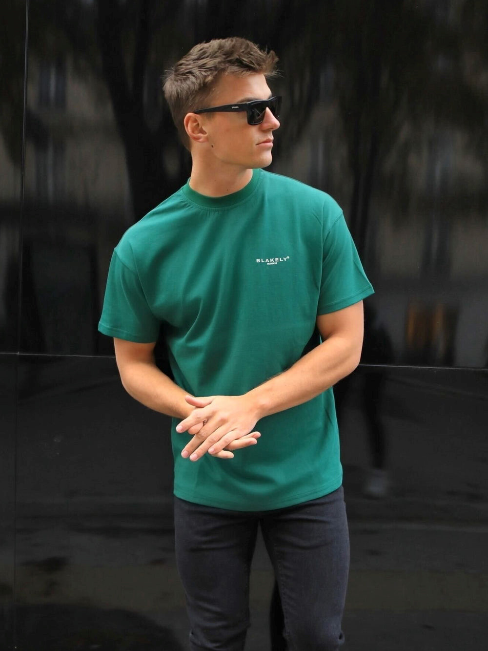 Deep Green Blakely Members Relaxed T-Shirt | JUP360712