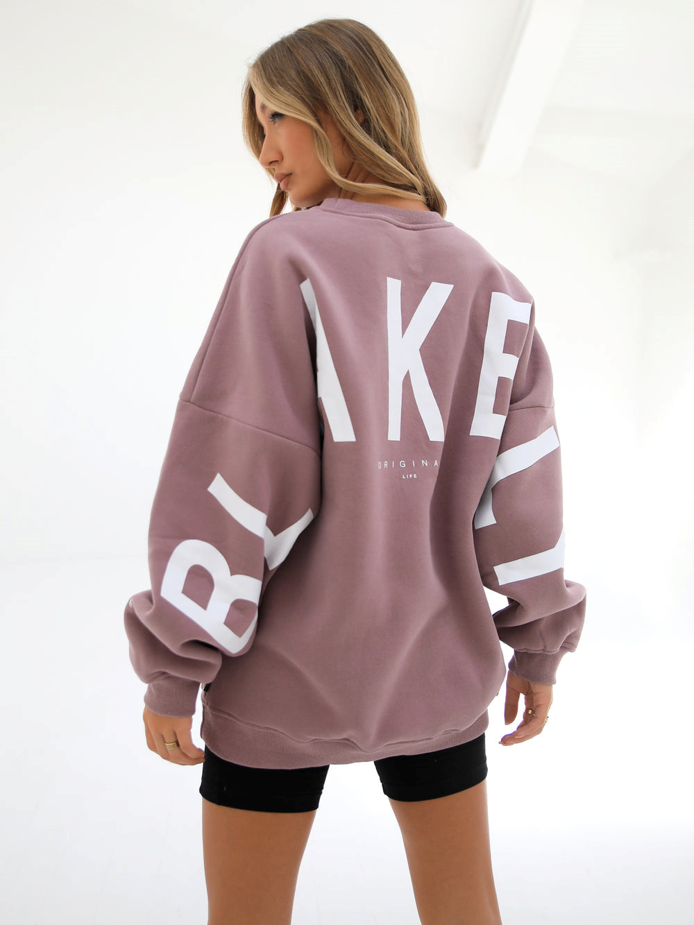 Dusty Pink Blakely Isabel Oversized Jumper | OWB971235