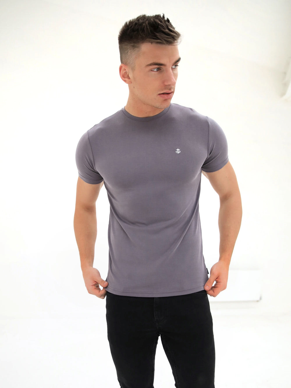 Dusty Purple Blakely Rowan Brushed Soft T-Shirt | WFV205341