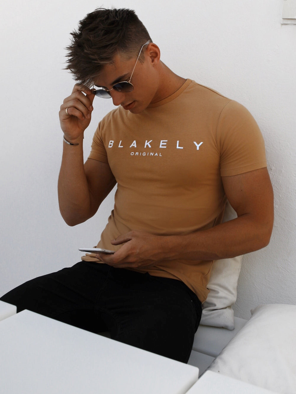 Gold Blakely Axson T-Shirt | BEI795326