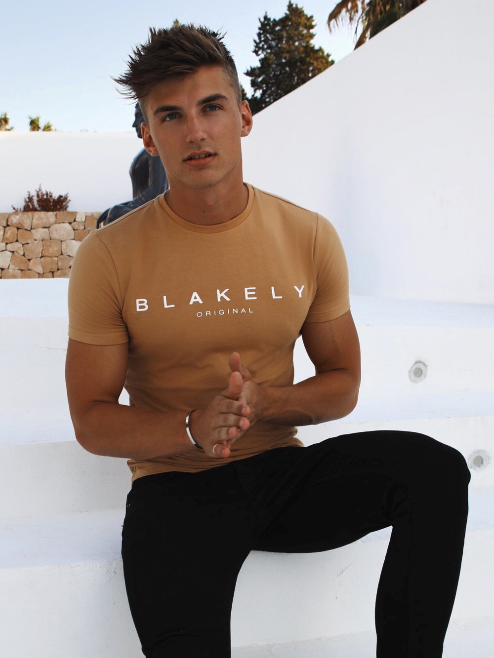 Gold Blakely Axson T-Shirt | BEI795326