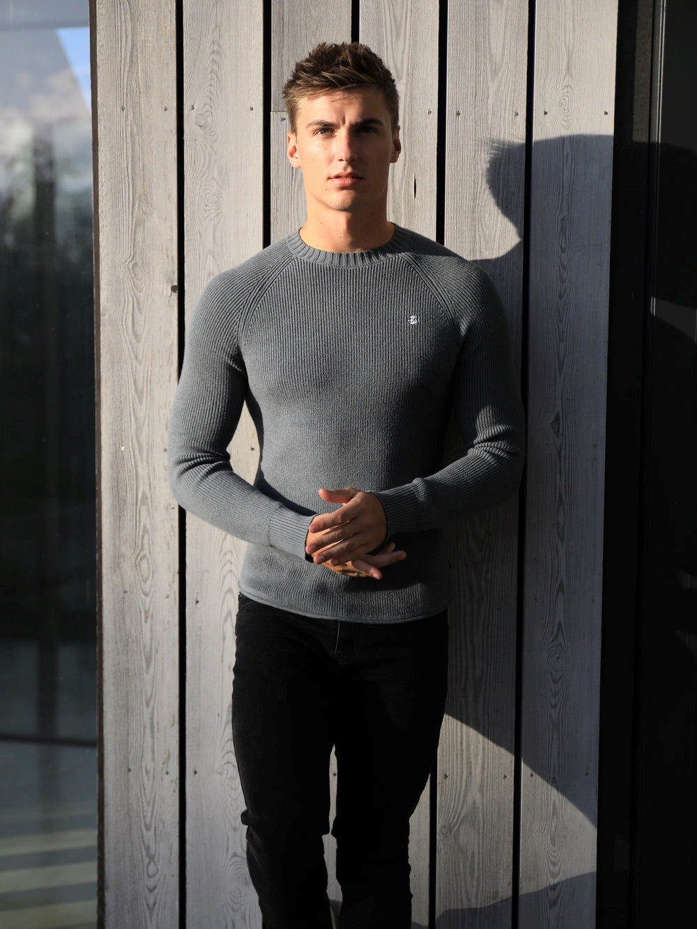 Graphite Blakely Olton Knit Jumper | CBF120675