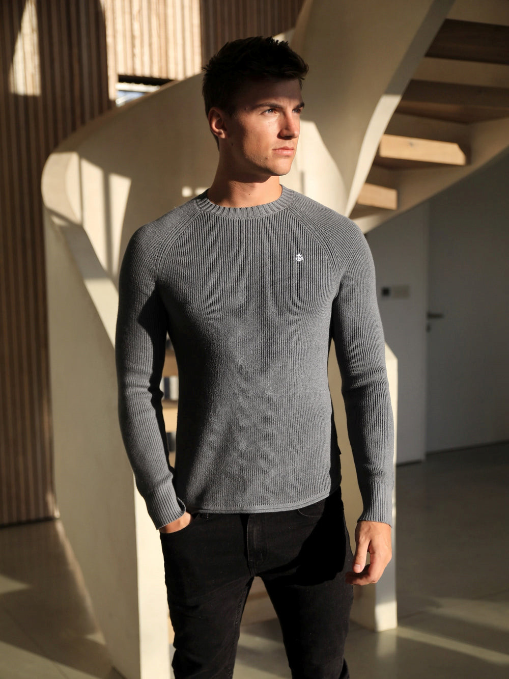 Graphite Blakely Olton Knit Jumper | CBF120675