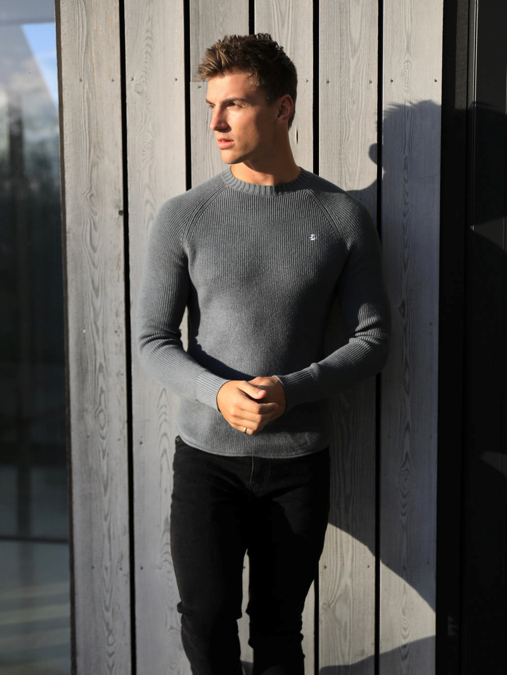 Graphite Blakely Olton Knit Jumper | CBF120675