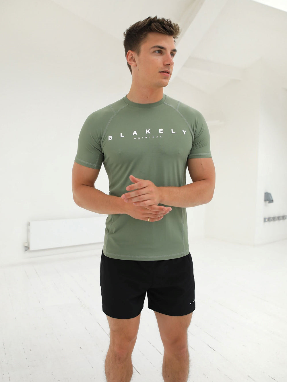 Green Blakely Apex Active T-Shirt | RSX259816