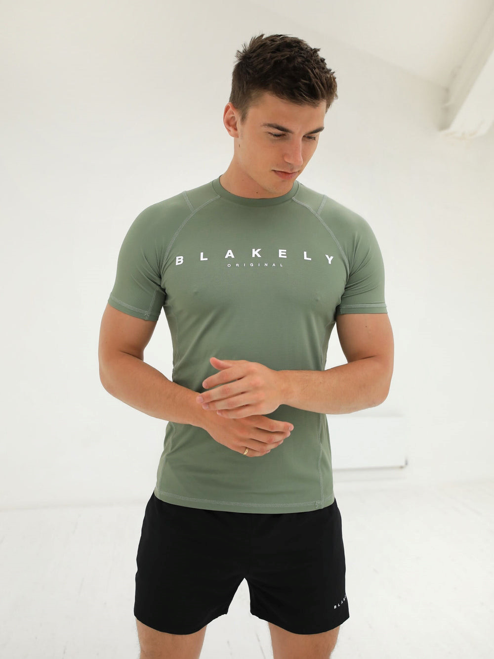 Green Blakely Apex Active T-Shirt | RSX259816