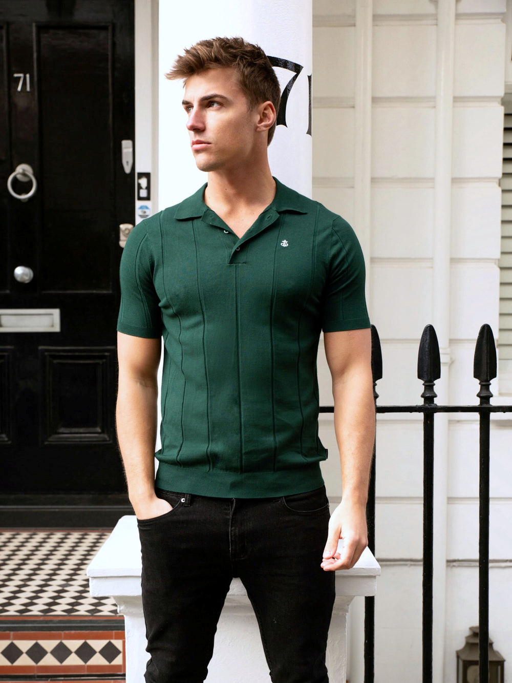 Green Blakely Finsbury Polo Shirt | FRH398241