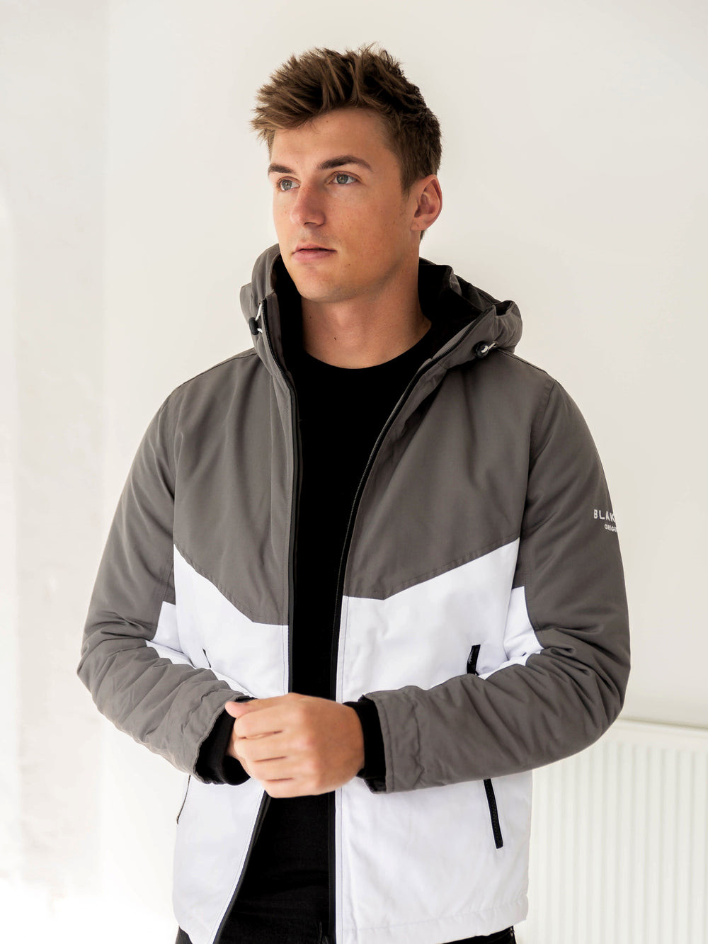 Grey/White Blakely Arctica Jacket | ZMR857149