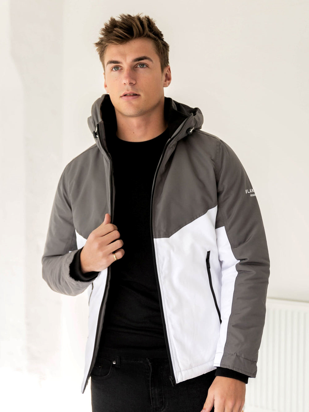 Grey/White Blakely Arctica Jacket | ZMR857149