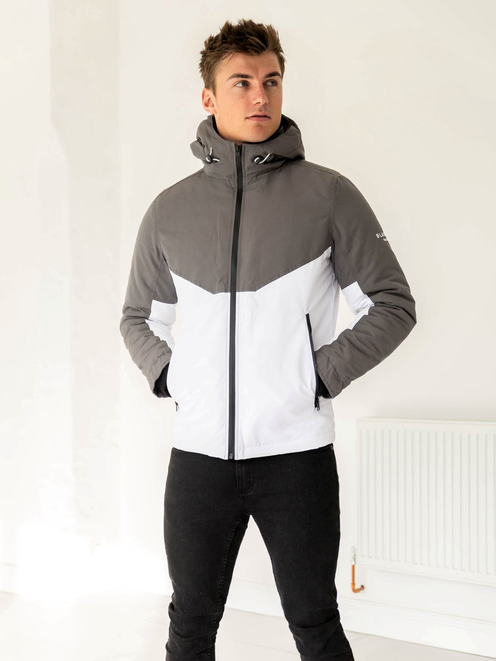 Grey/White Blakely Arctica Jacket | ZMR857149