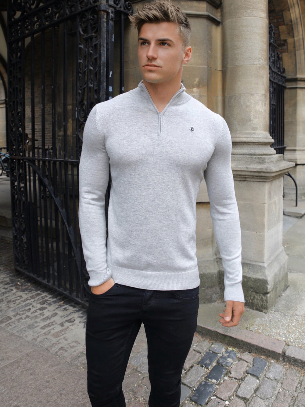 Grey Blakely Oxbridge Jumper | NWC057296