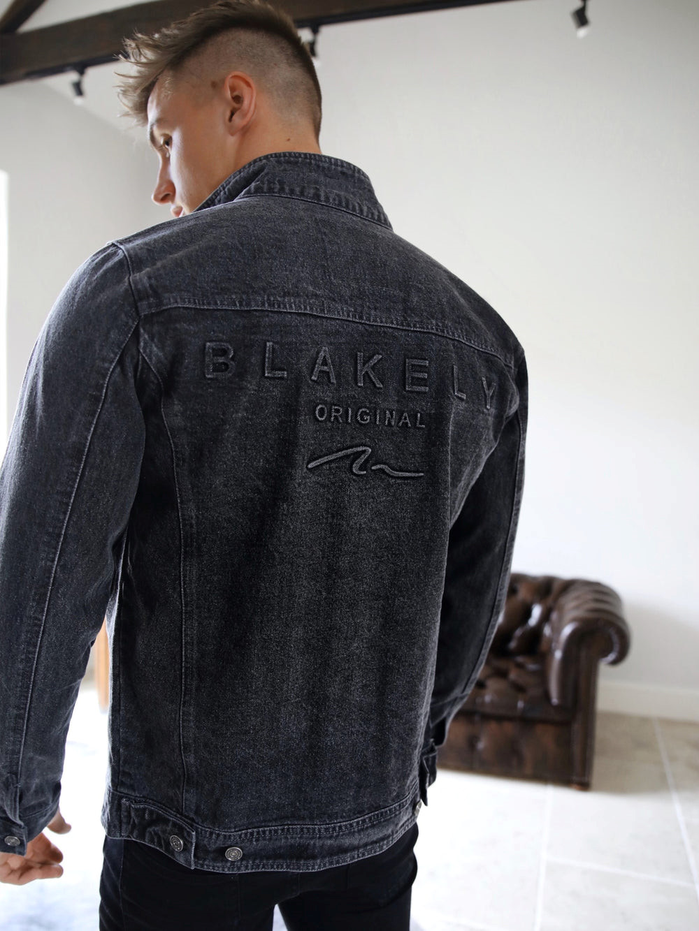 Grey Blakely Soho Denim Jacket | BUV198704