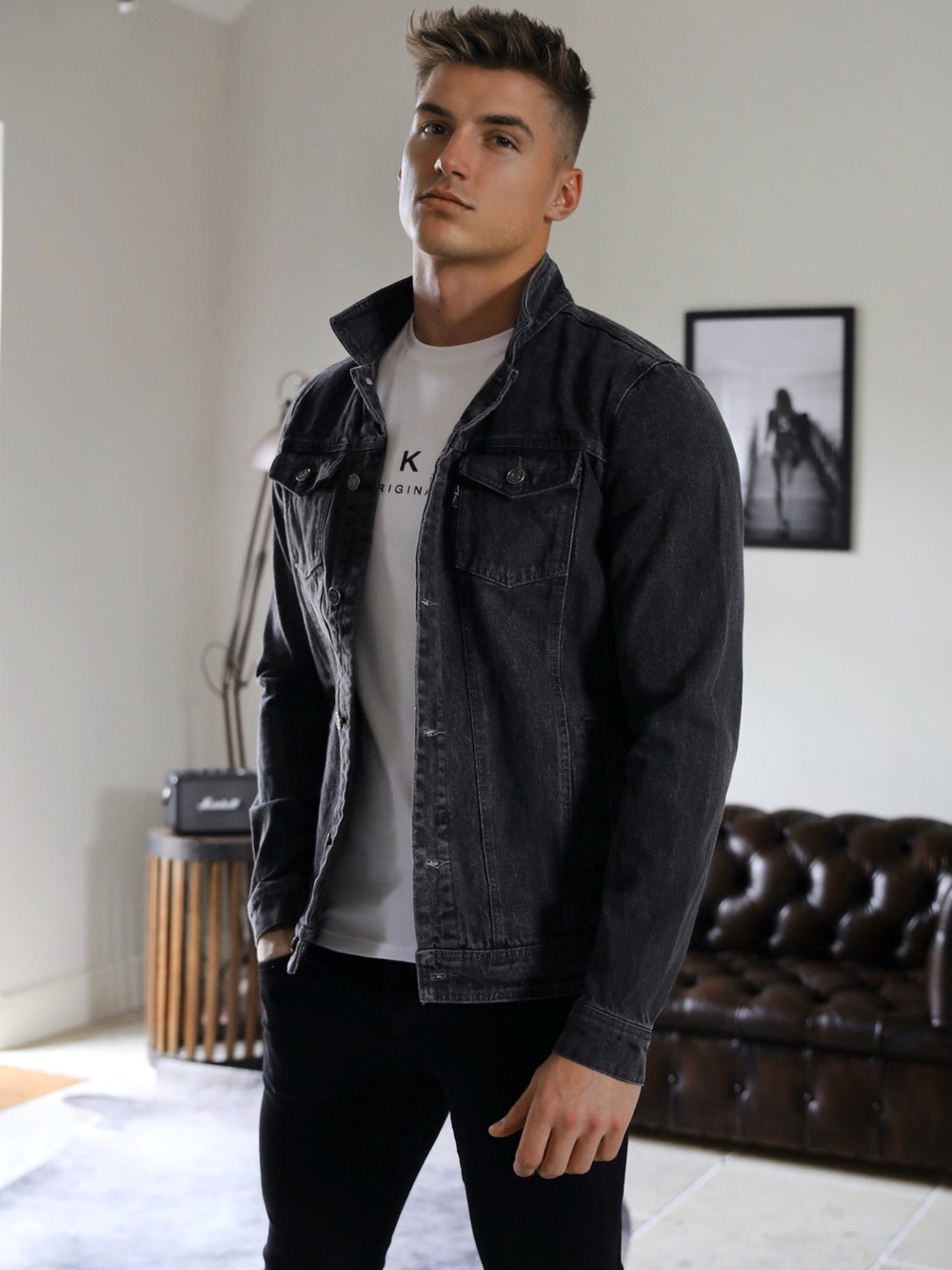 Grey Blakely Soho Denim Jacket | BUV198704