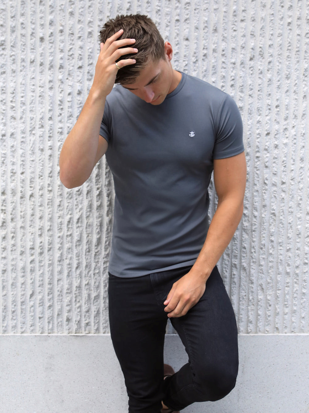 Grey Blakely Torbora T-Shirt | CNU291586