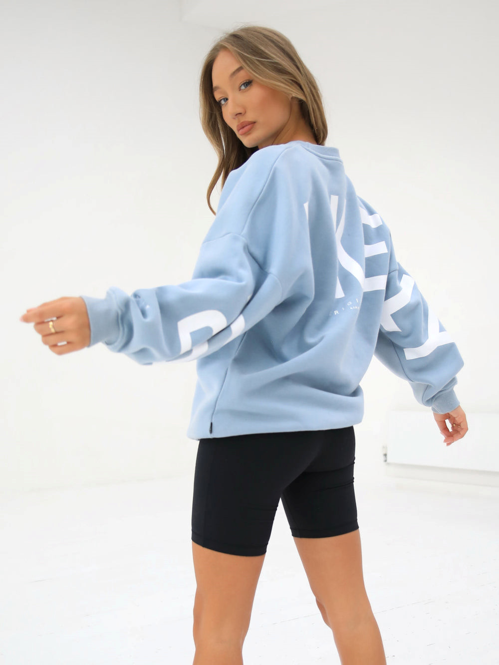 Ice Blue Blakely Isabel Oversized Jumper | YTZ891607