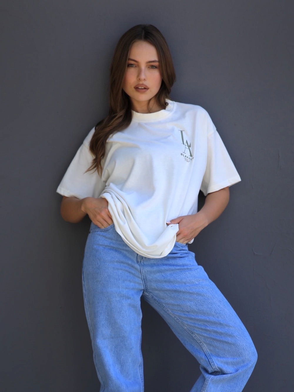 Ivory Blakely Studio Relaxed T-Shirt | KZA435071