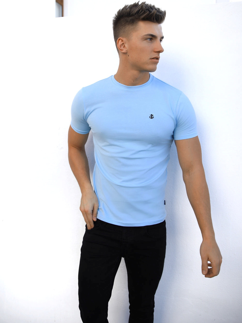 Light Blue Blakely Cabopino T-Shirt | WQS635182