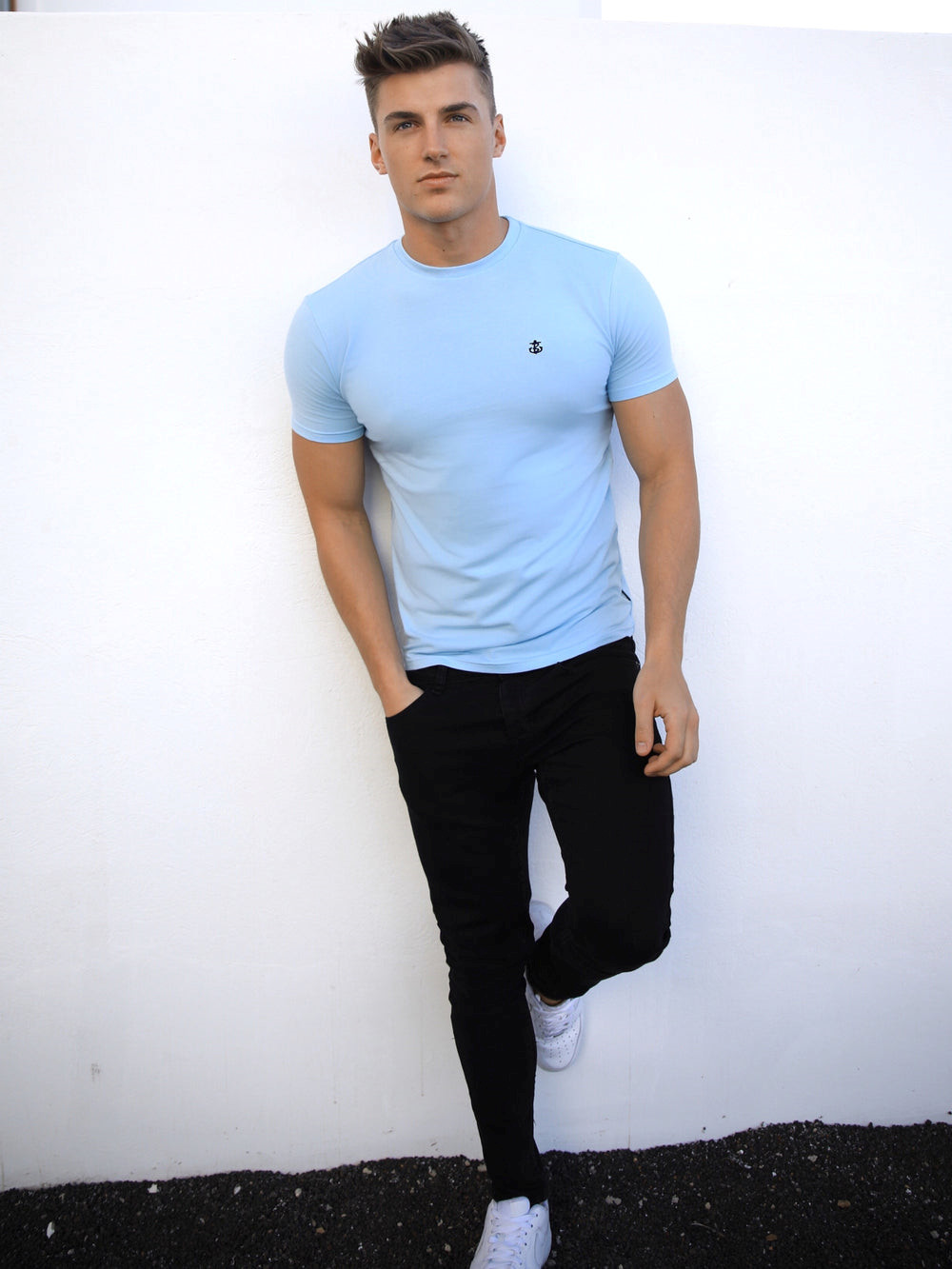 Light Blue Blakely Cabopino T-Shirt | WQS635182