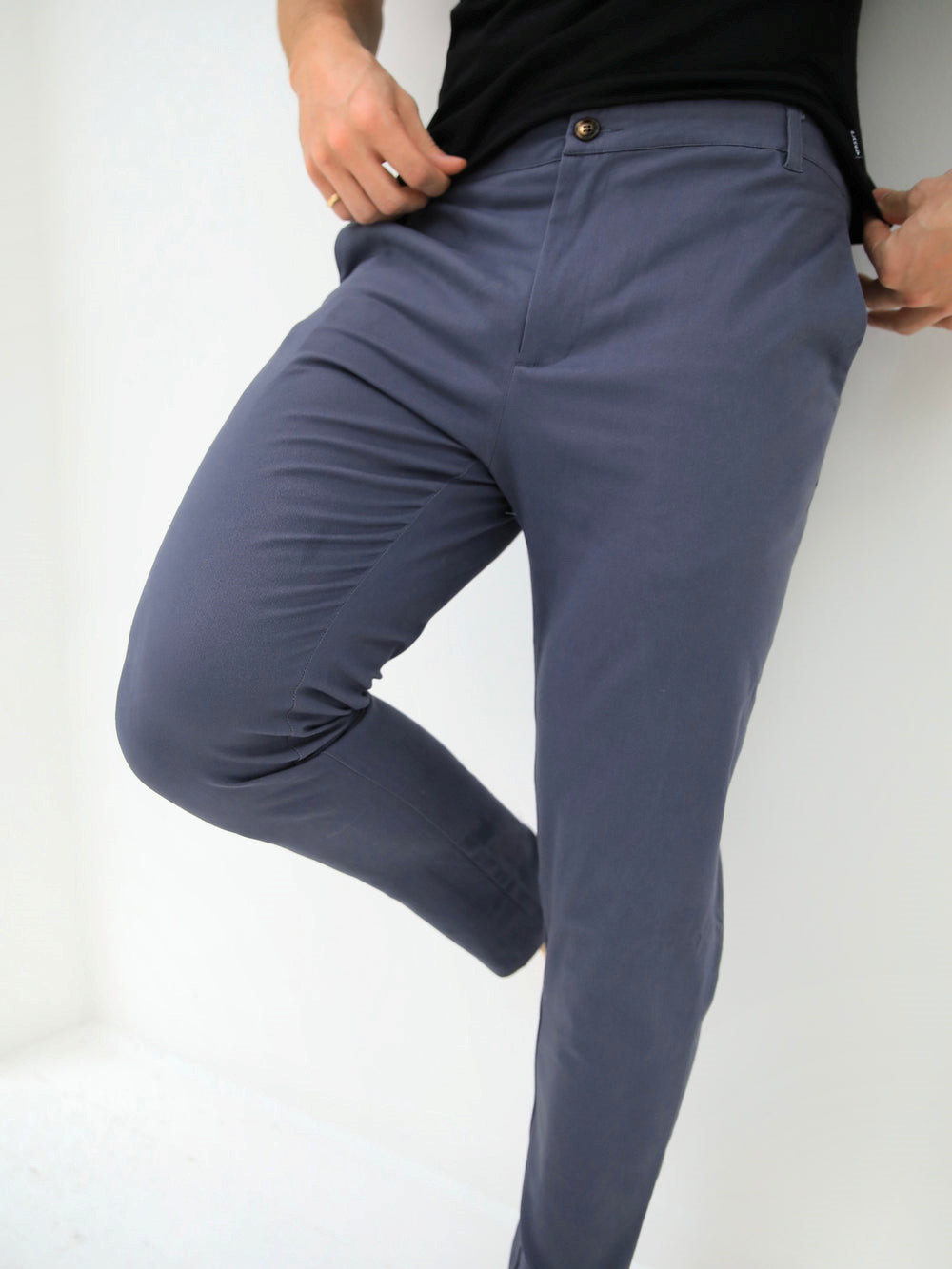 Light Blue Blakely Sloane Stretch Fit Chinos | RHV873592