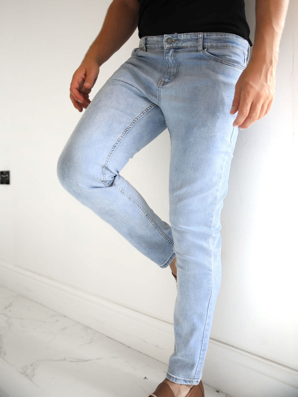 Light Blue Blakely Vol. 9 Slim Jeans | LIN234901