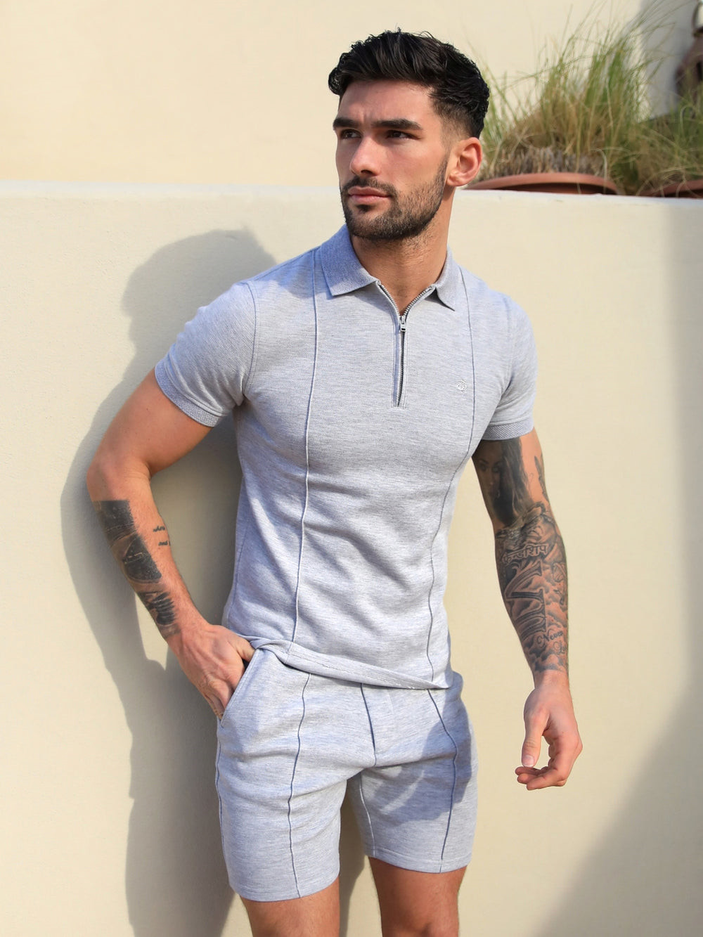 Light Grey Blakely Amezri Seamline Polo | UEF715960