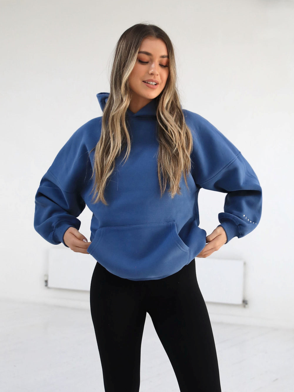 Mid Blue Blakely Members Isabel Oversized Hoodie | SBX486520