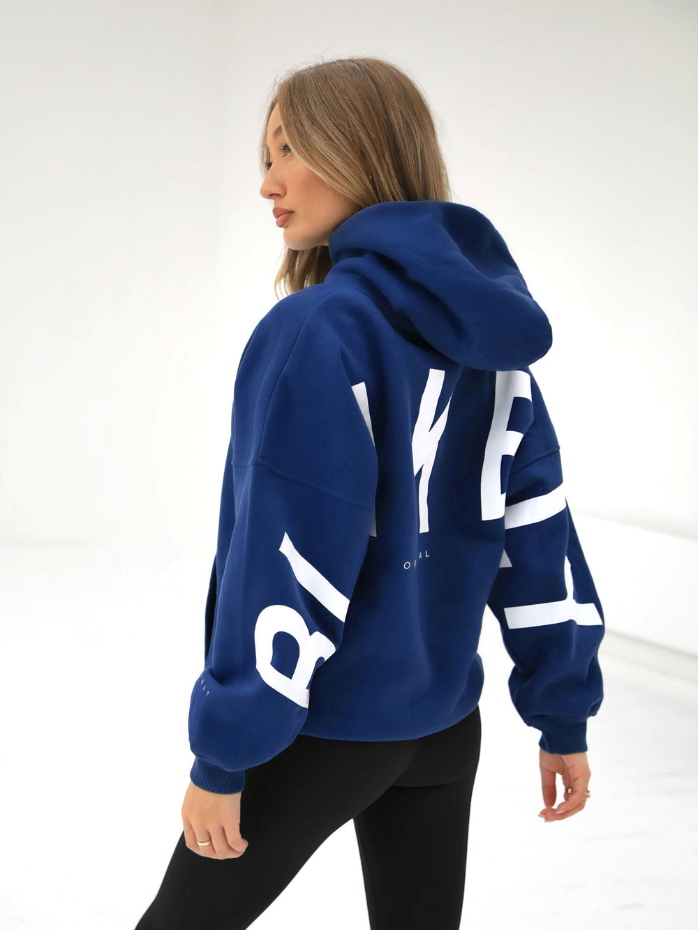 Midnight Blue Blakely Isabel Oversized Hoodie | XEZ025196