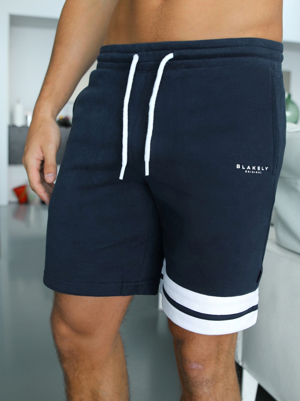 Navy Blakely Colby Shorts | HBU357429