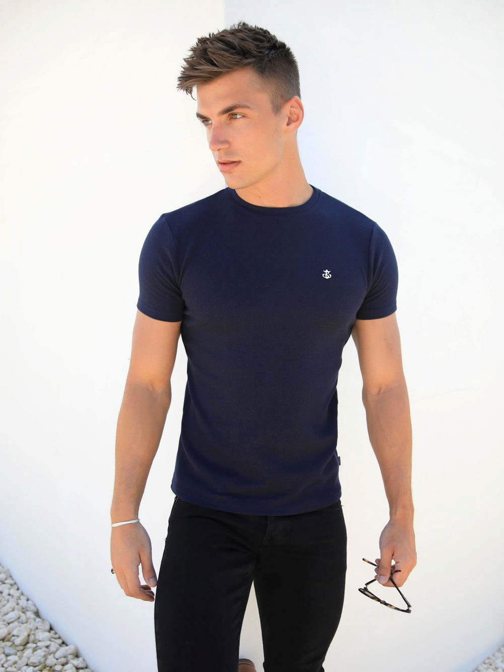 Navy Blakely Eli T-Shirt | RJM094635