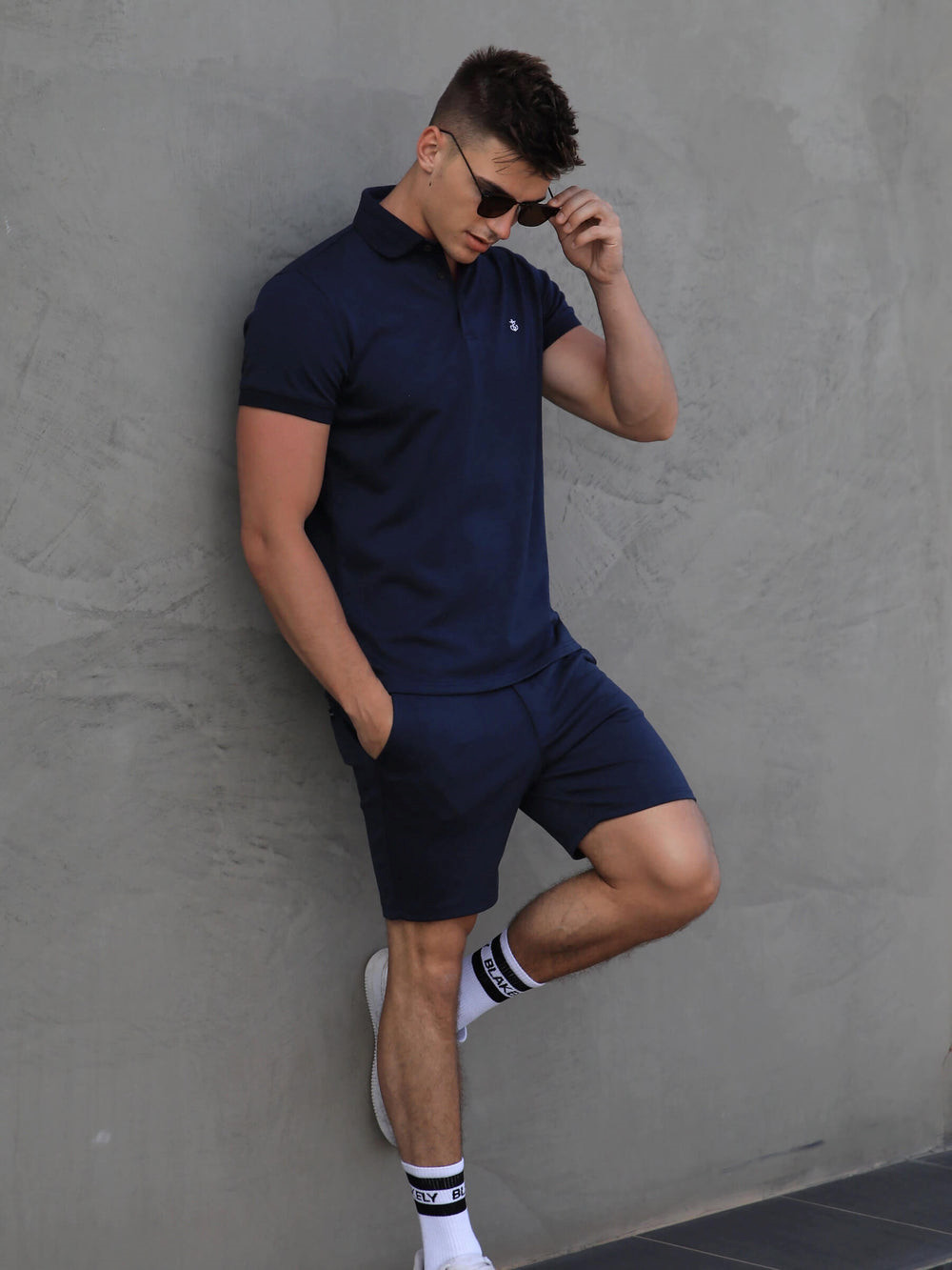 Navy Blakely Sorrento Polo | QCJ230569