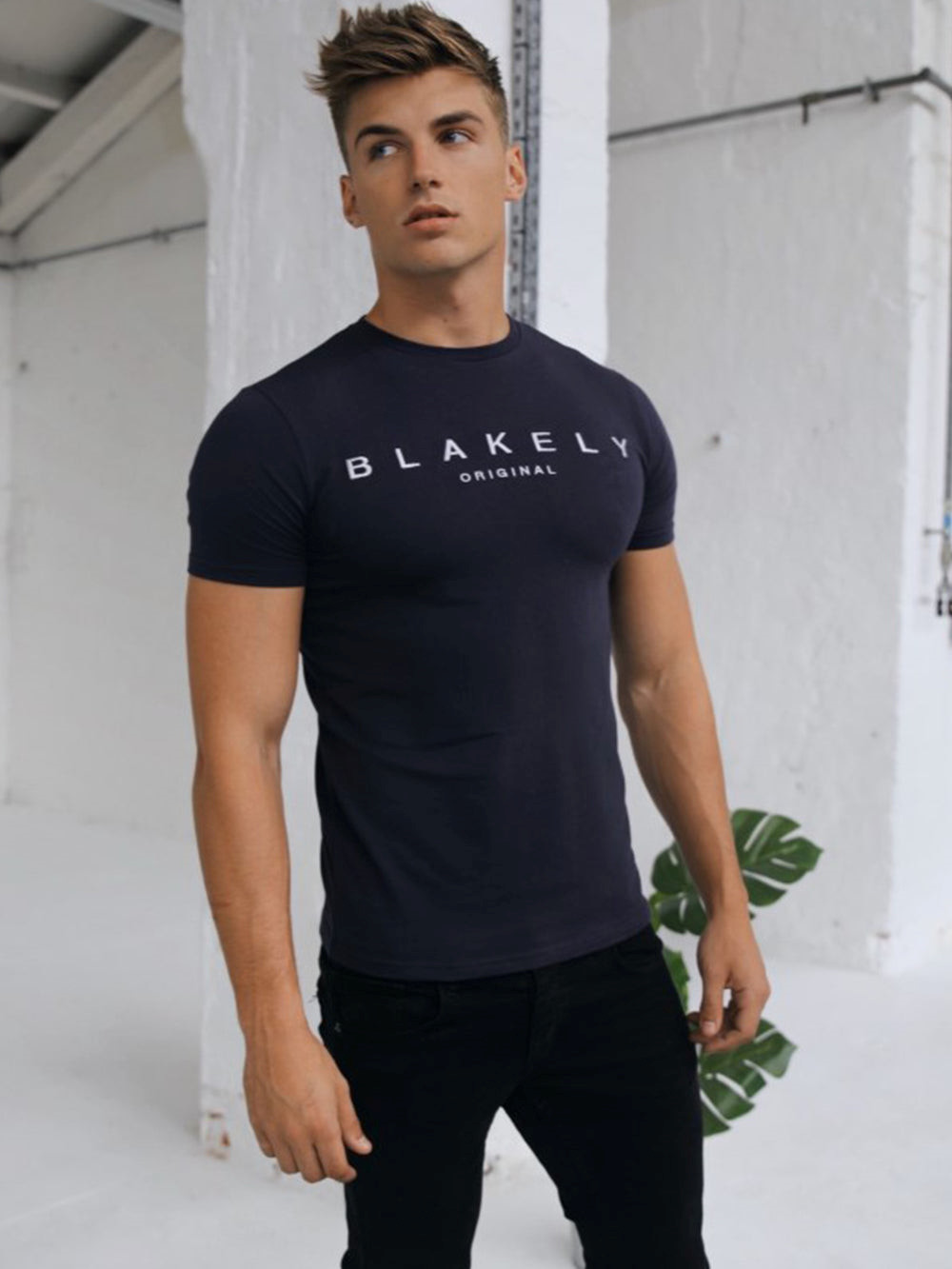 Navy Blakely Stockbridge T-Shirt | FRC932018