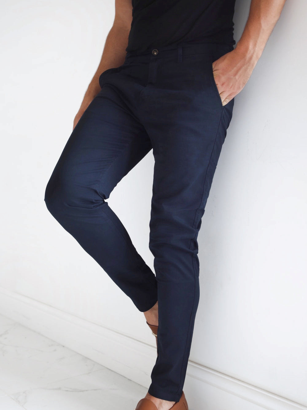 Navy Blakely Stretch Chino | VWH472361