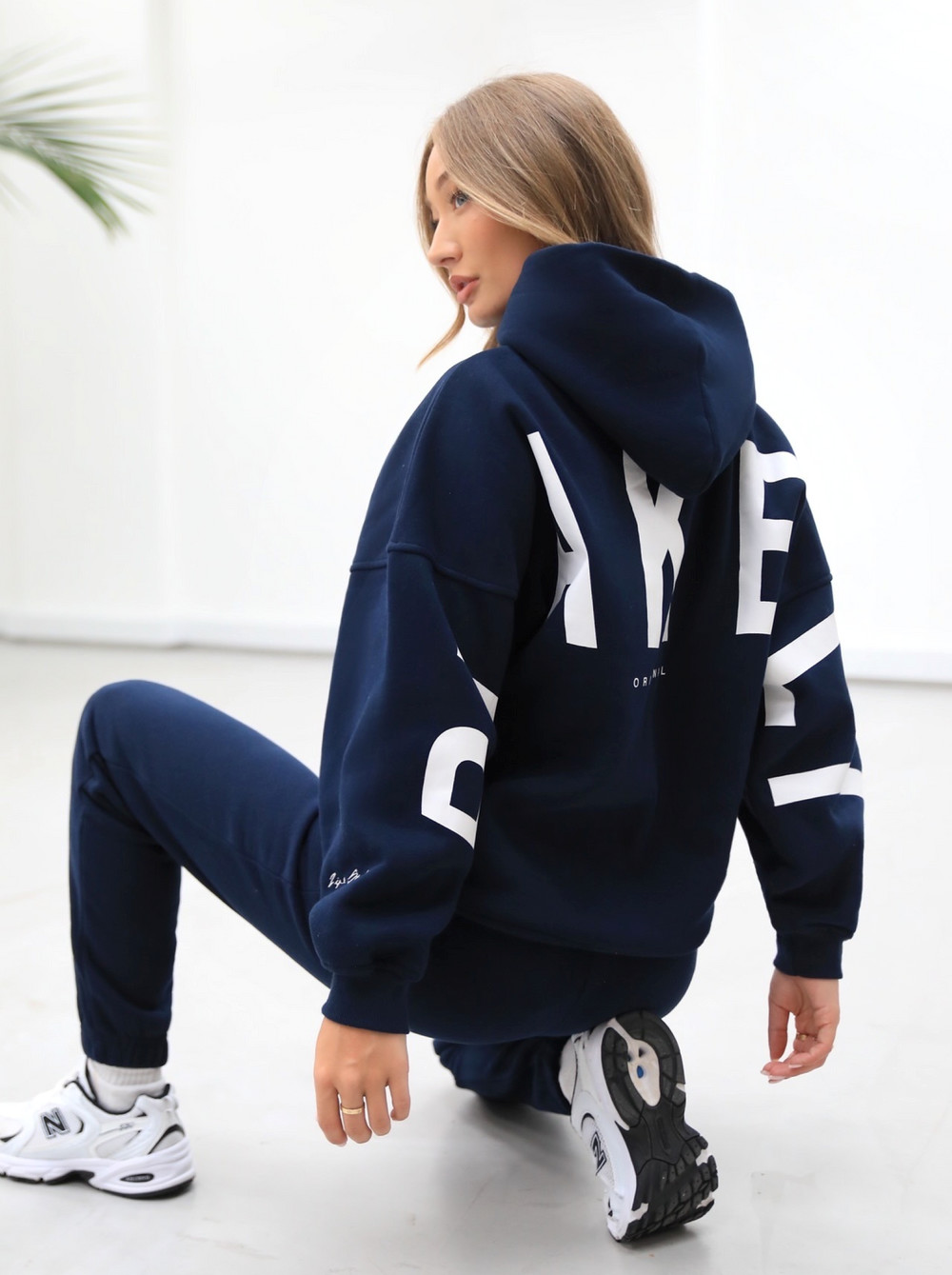 Navy Blue Blakely Life & Style Isabel Oversized Hoodie | GLZ387165